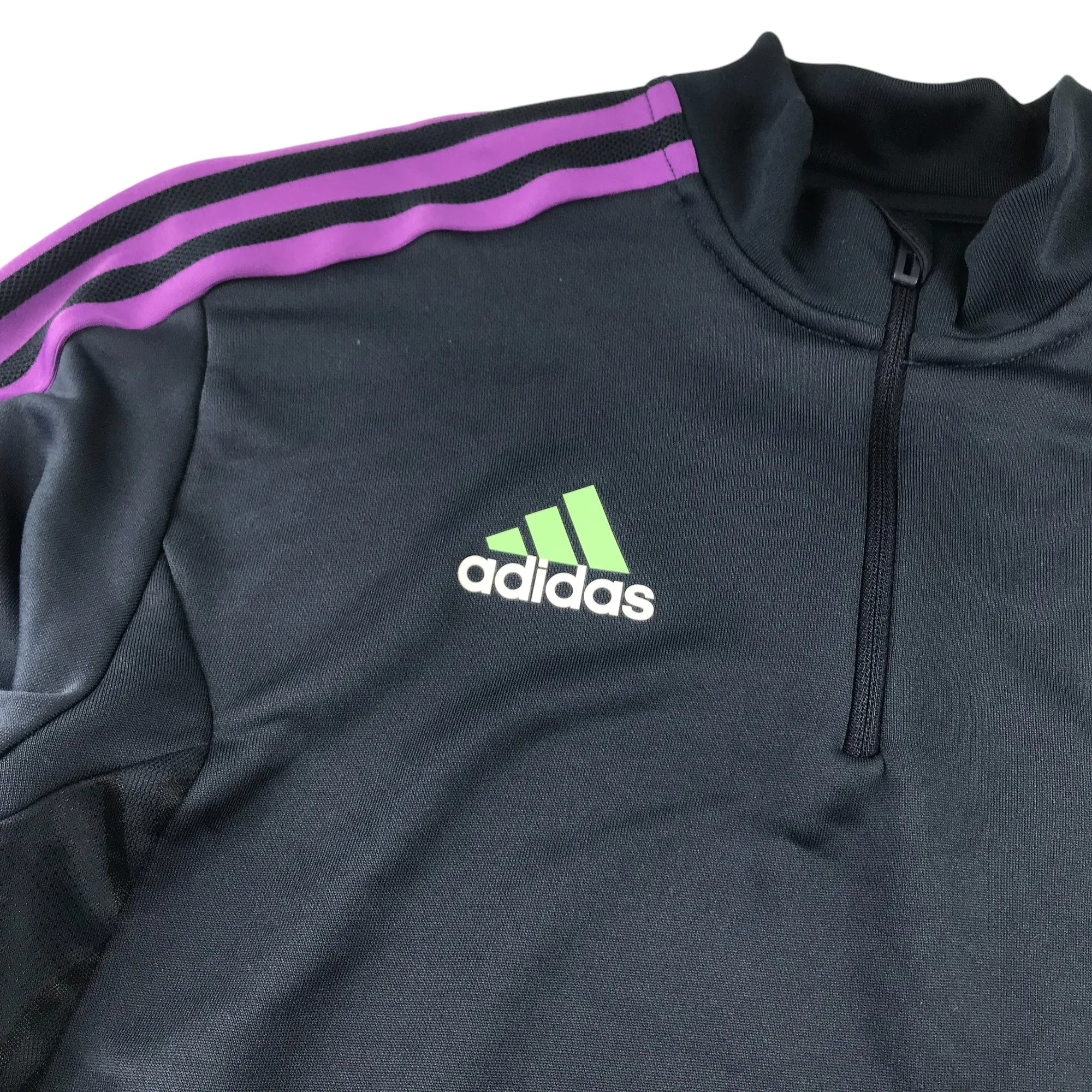 Adidas Real Madrid sports sweater adult size XS black and purple training top