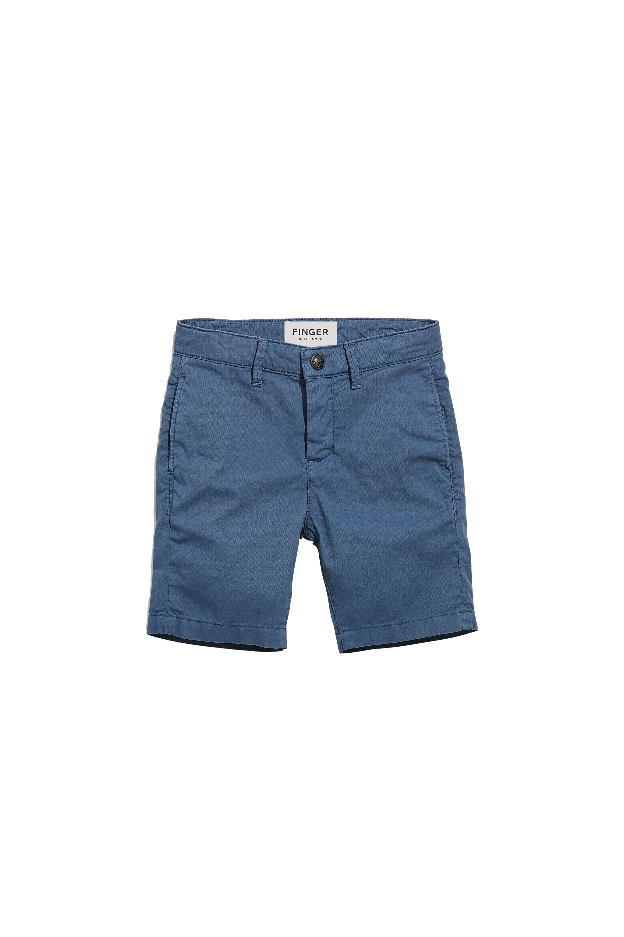 ALLEN Stone Blue - Chino Fit Bermuda Shorts