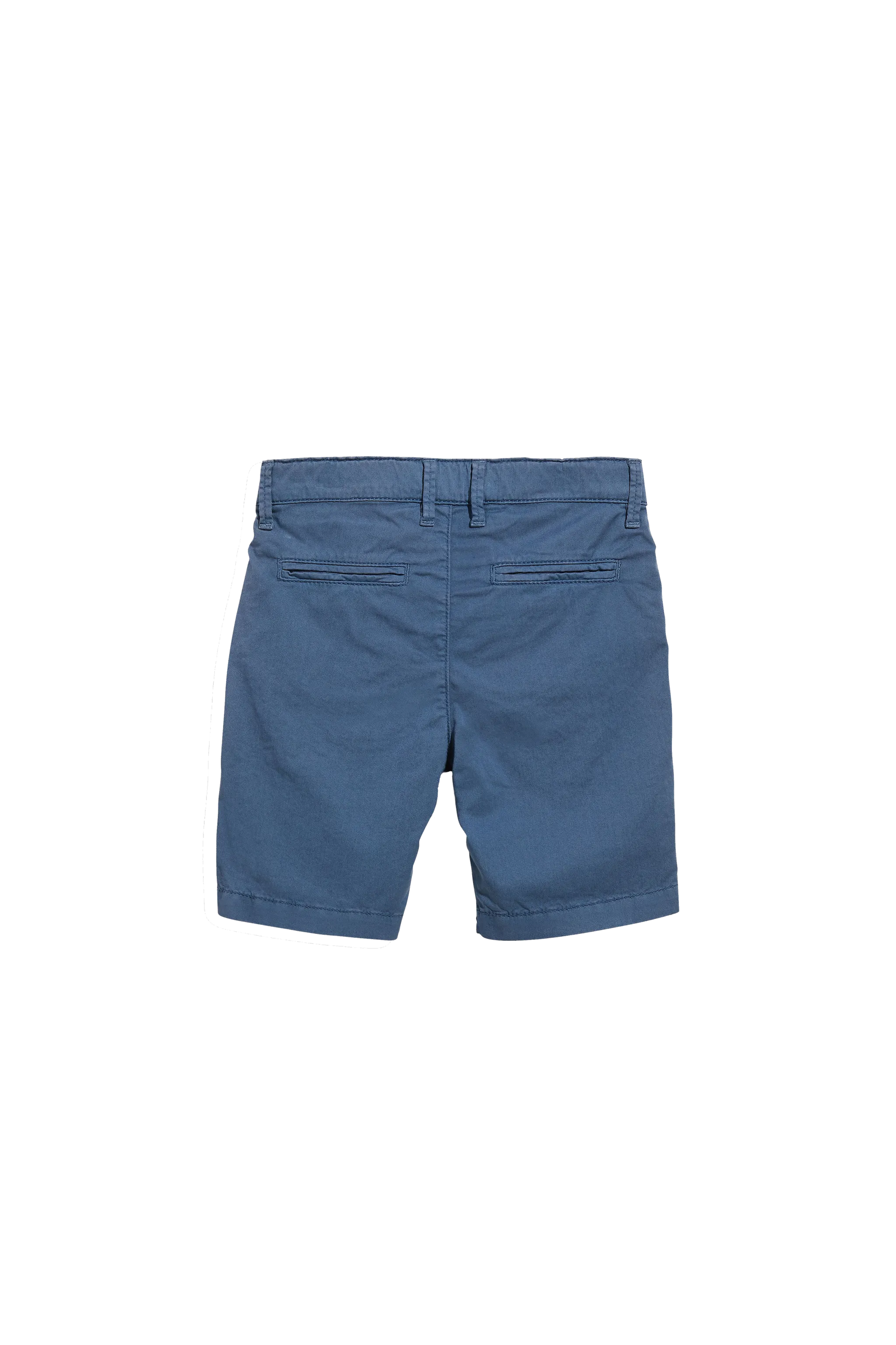 ALLEN Stone Blue - Chino Fit Bermuda Shorts