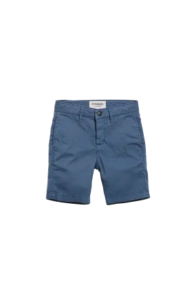 ALLEN Stone Blue - Chino Fit Bermuda Shorts