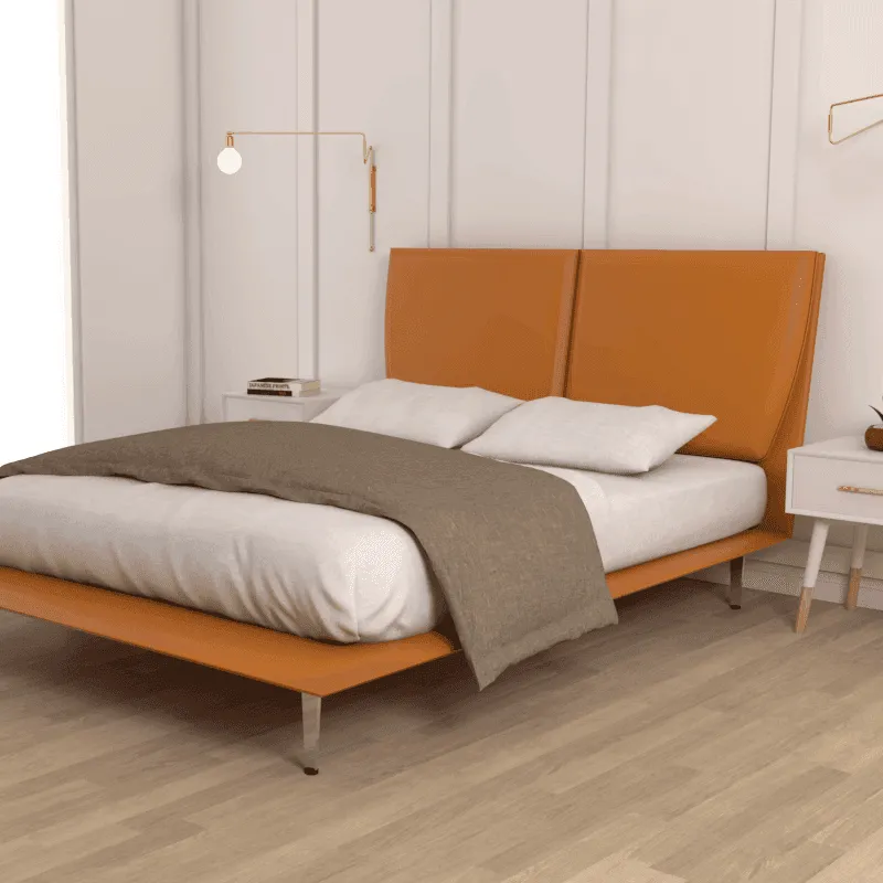 Anakela Genuine Leather Bed Frame by Chattel