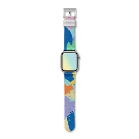 Apple Watch Strap Paint Party – PU Leather – 42mm – 45mm