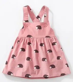 Baby girls clothes Cotton flower print sundress girl animal sleeveless dresses