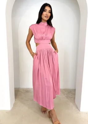 Baeso Midi Dress - Pink