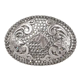 Blazin Roxx Horse Head Rhinestone Buckle