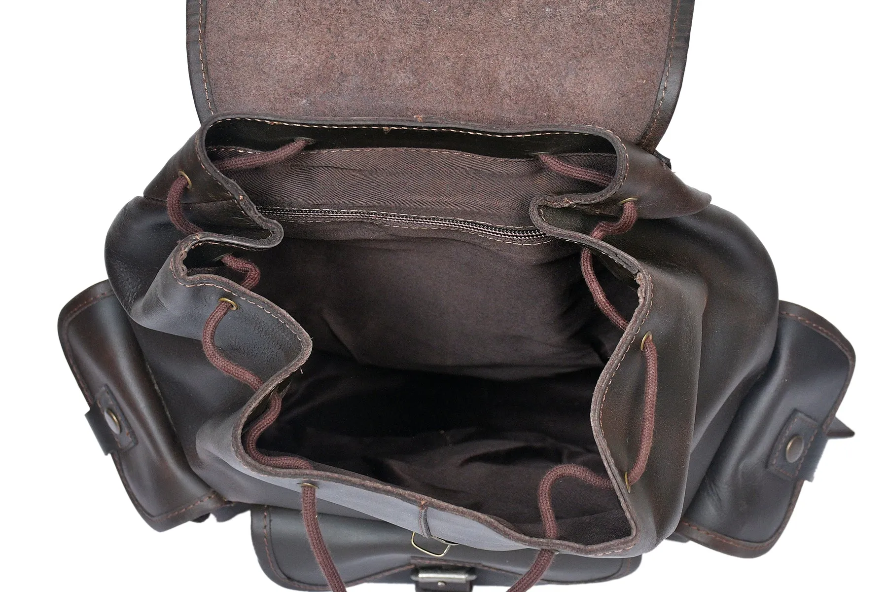 Brown Leather Backpack: Timeless Style and Versatility, Art: BG-1538