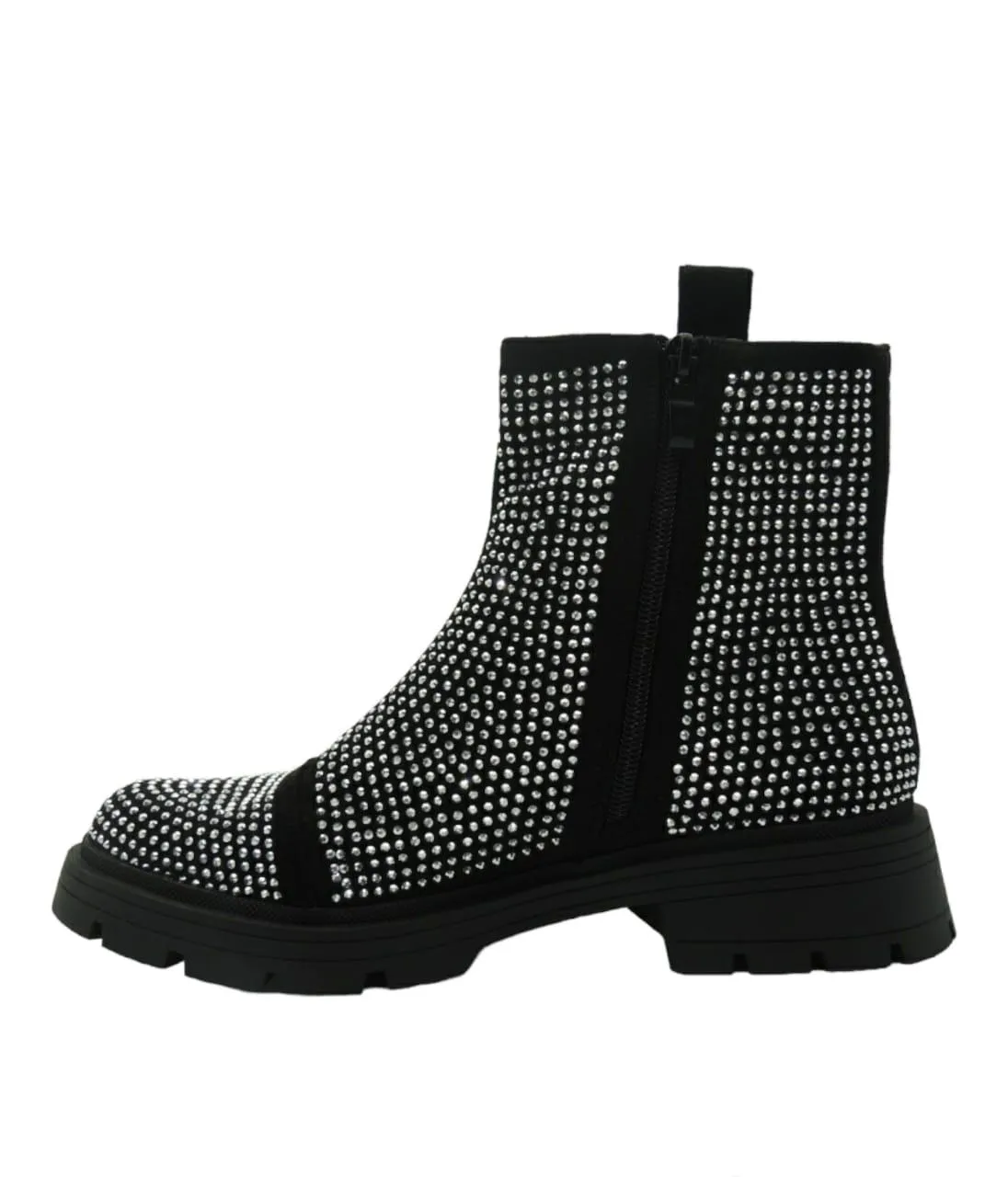 BUCKLE BLING FASHION BOOTS