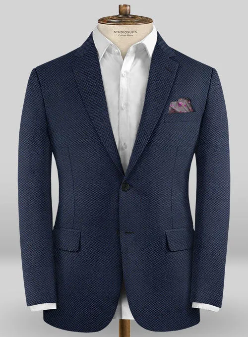 Caccioppoli Sun Dream Loggi Blue Wool Silk Suit