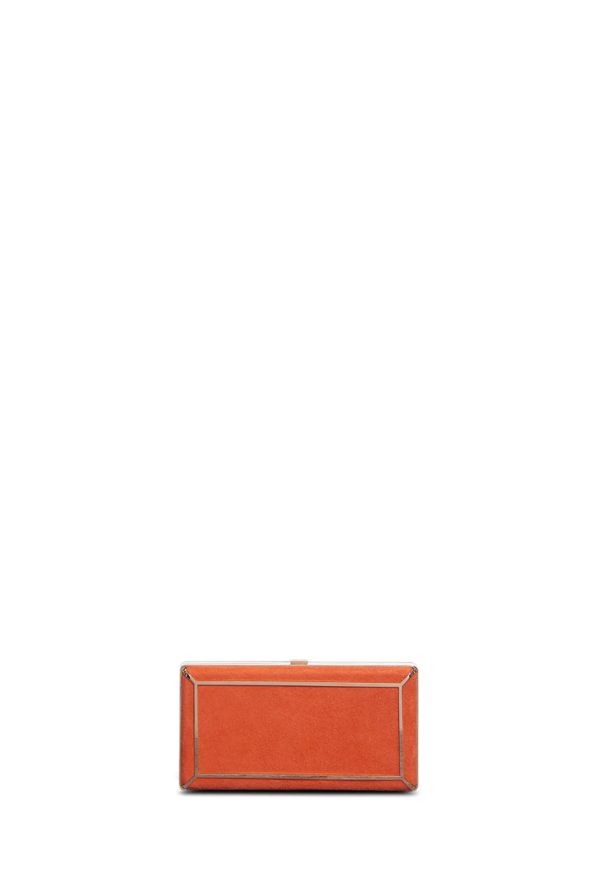 Callas Clutch in Orange Suede