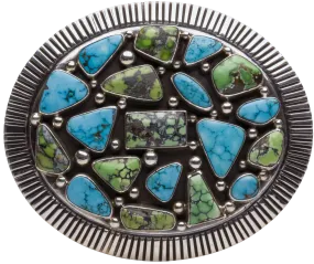 Carico Lake Turquoise  Buckle | Geraldine Yazzie