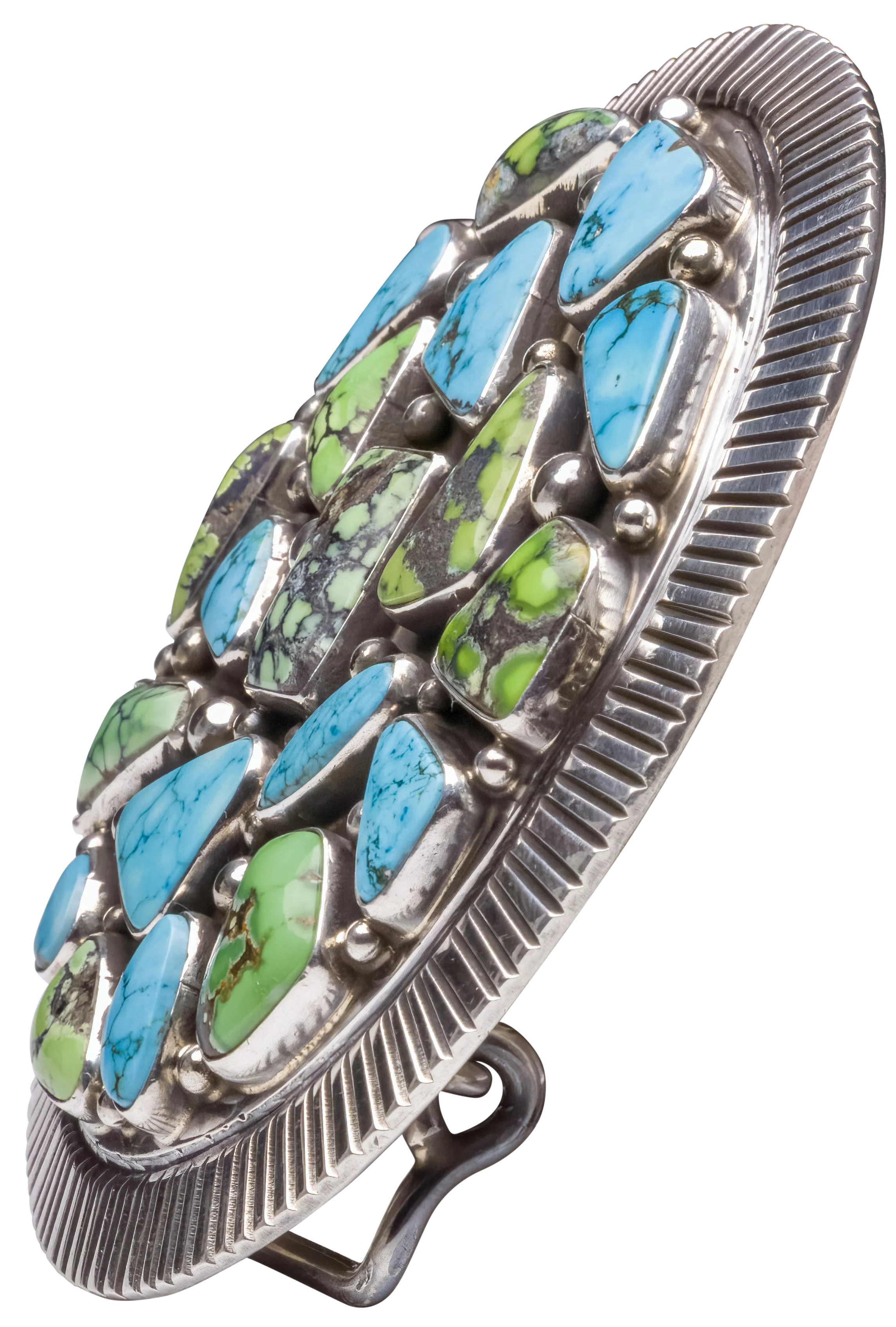 Carico Lake Turquoise  Buckle | Geraldine Yazzie