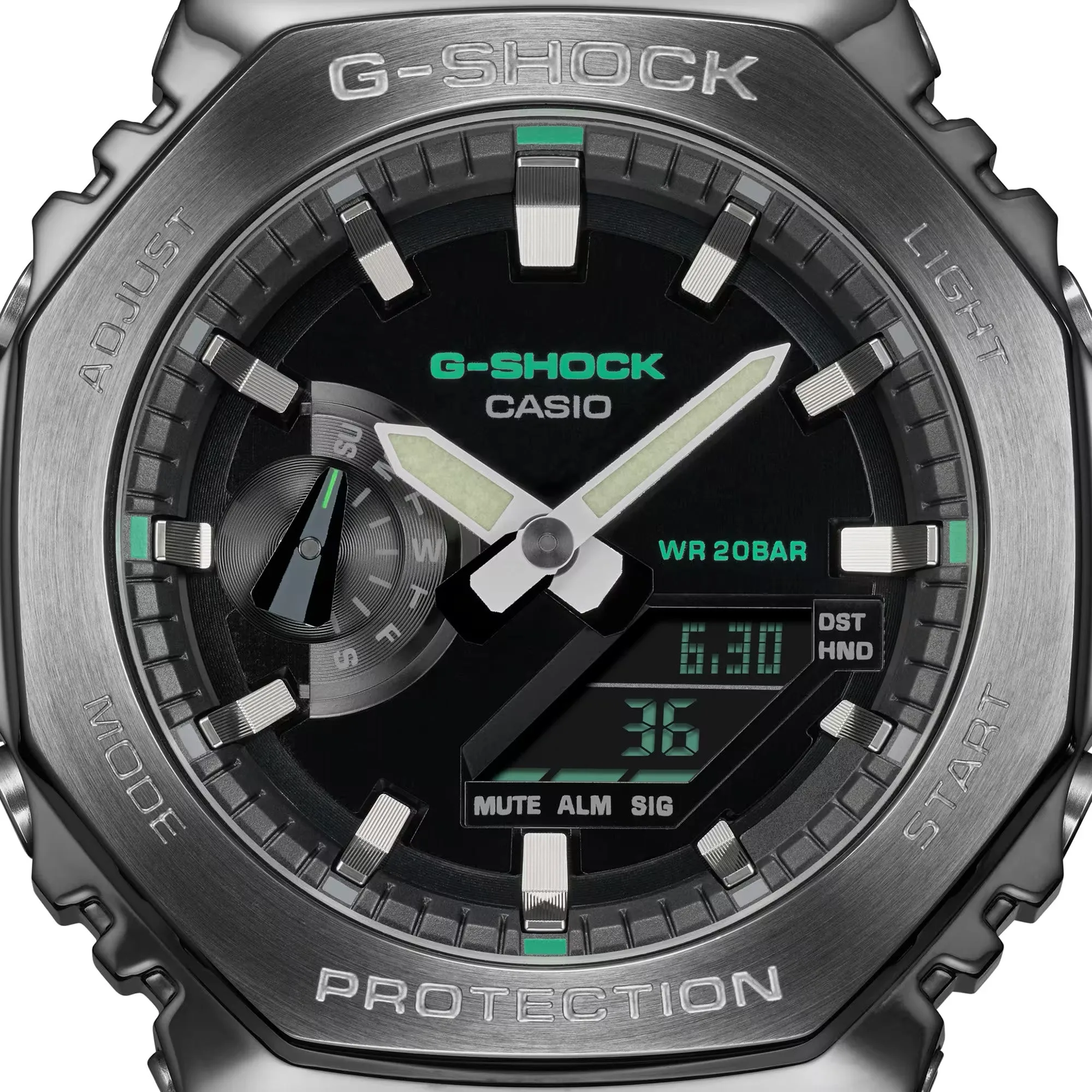 Casio G-Shock 2100 Series Analog-Digital Watch - Grey