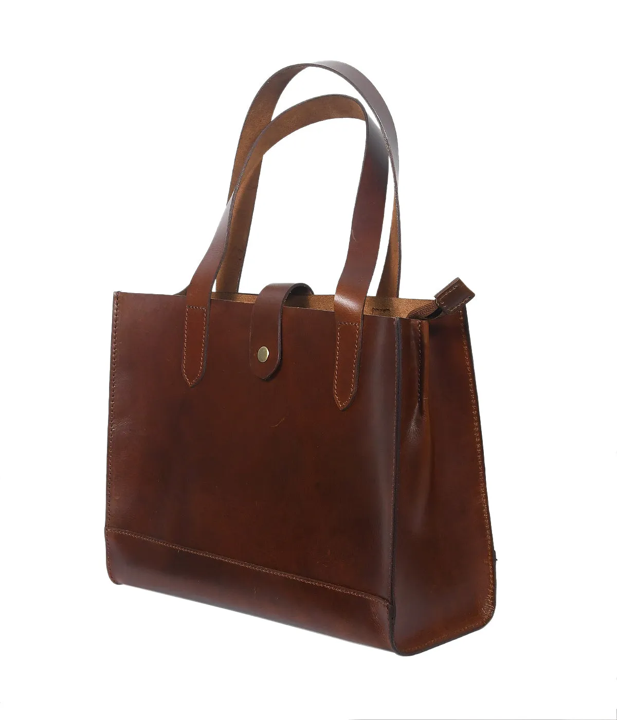 Celtic premium Elegant Brown Leather Tote Bag, Art: BG-1407