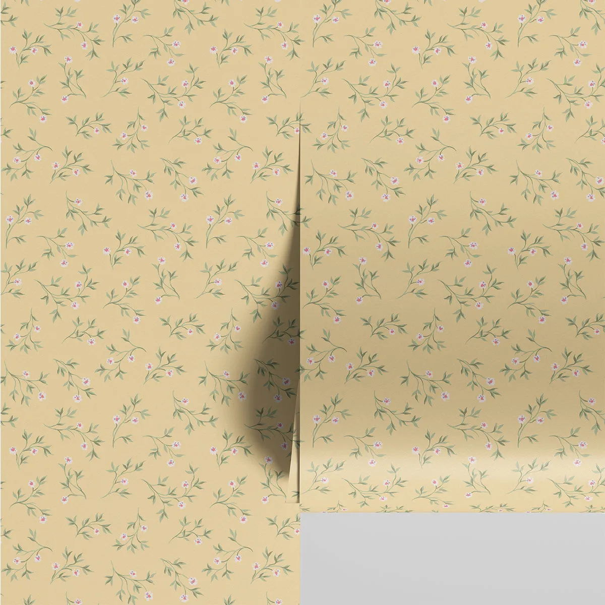 Chamomile Yellow Spring Sprig Wallpaper