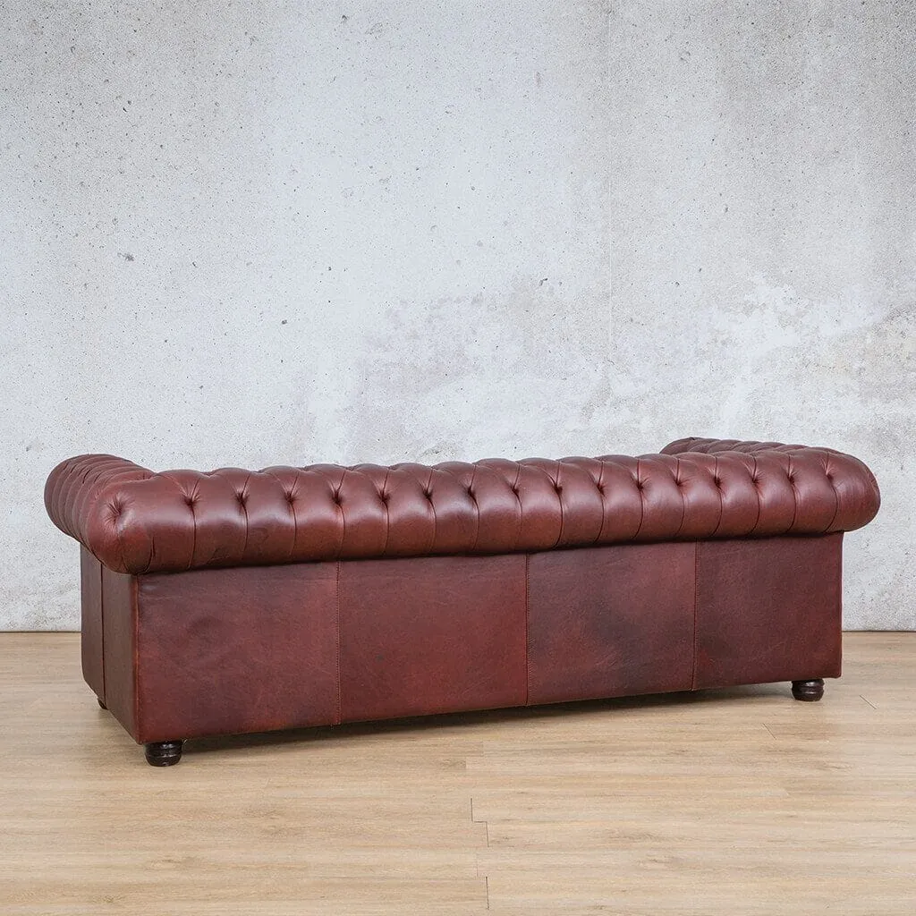 Chesterfield 3 Seater Leather Sofa