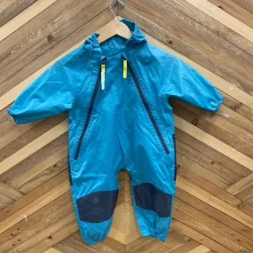 Cloudveil - Infant Rain Suit: Teal Blue / Grey-infant-18M