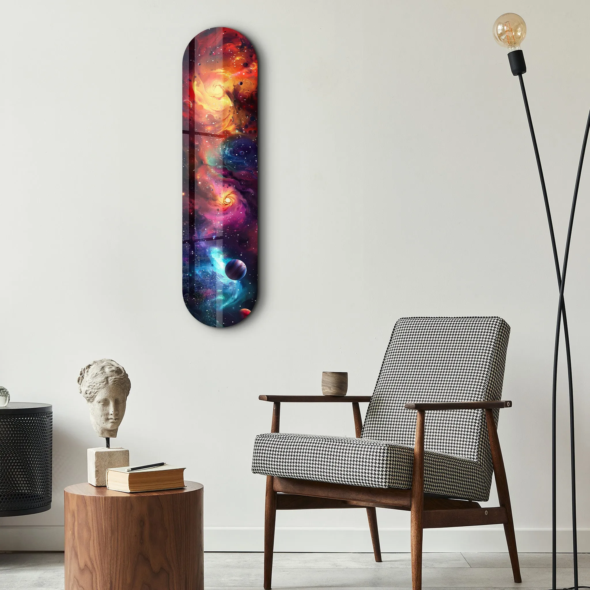 Colourful Space V2 | Glass Wall Art