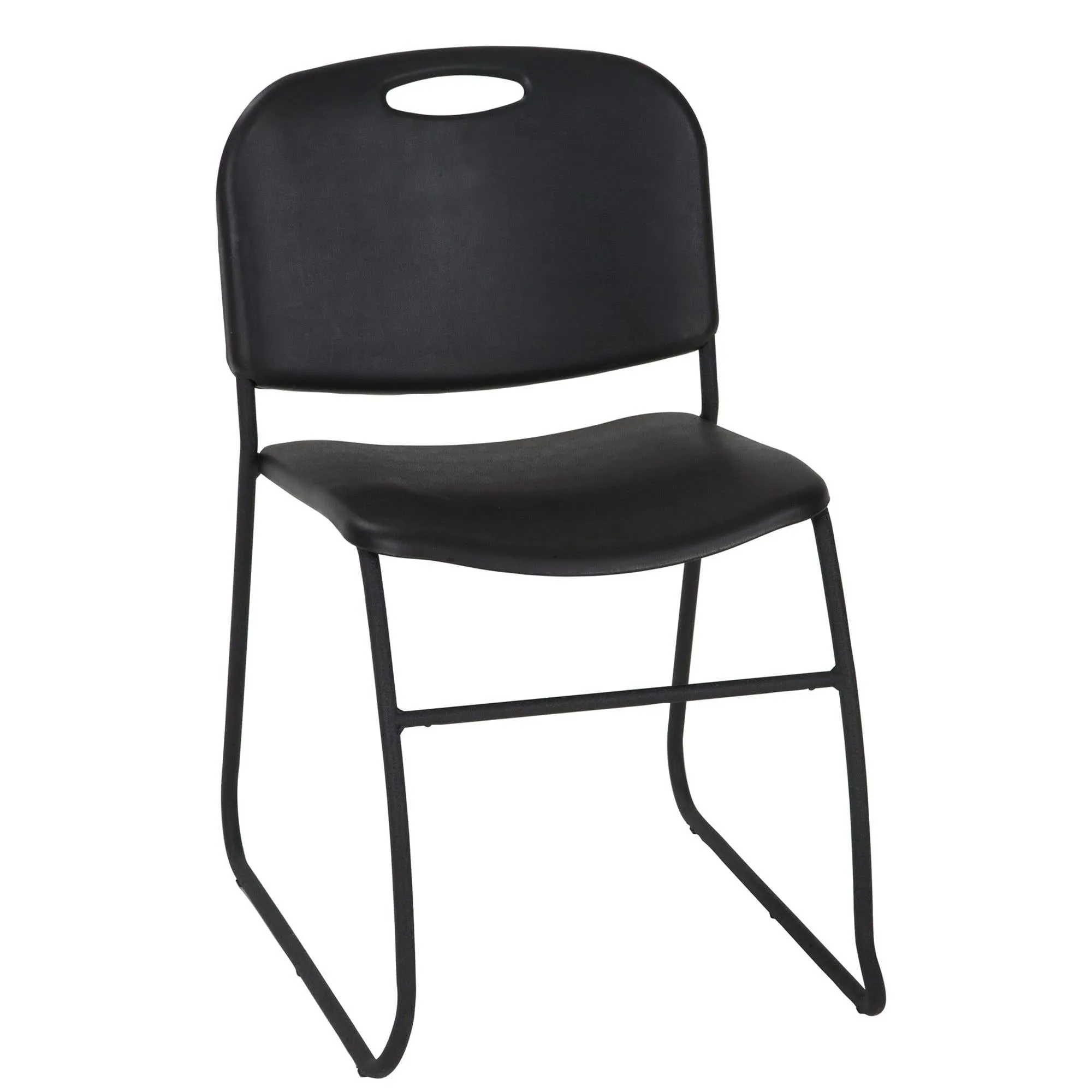 Commercial Contoured Resin Back Stacking Chair