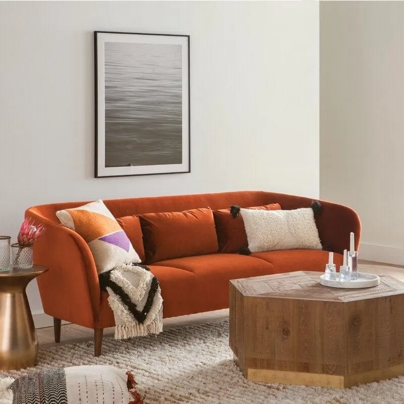 Copy of Fio Burnt Orange 2 Seater Sofa