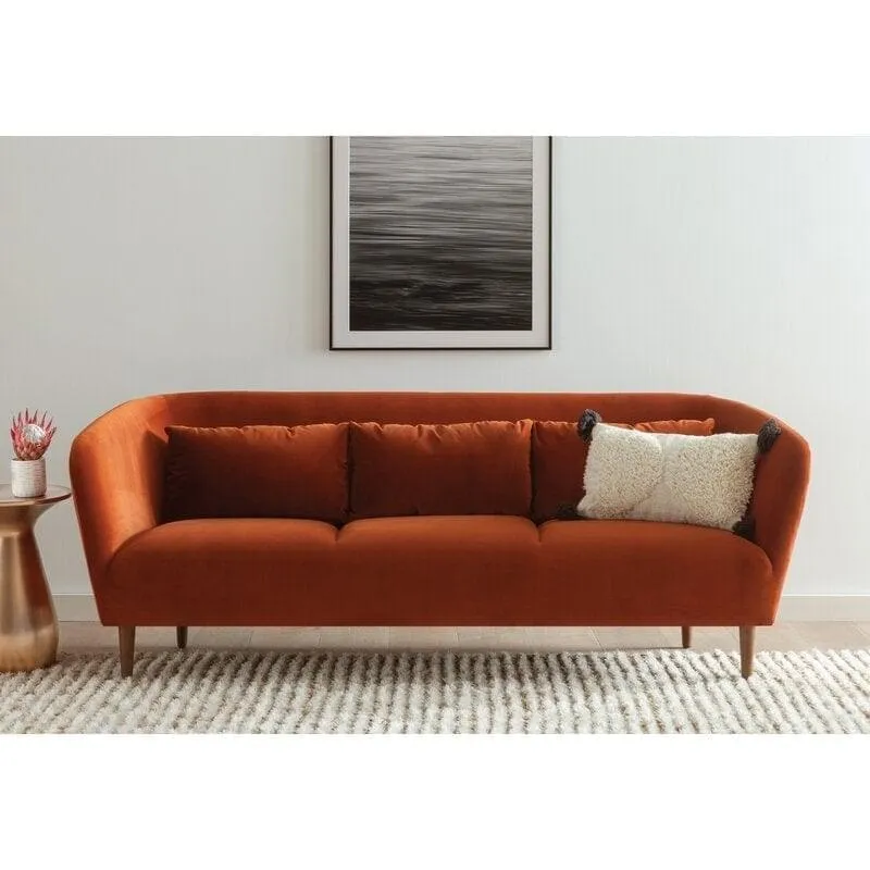 Copy of Fio Burnt Orange 2 Seater Sofa