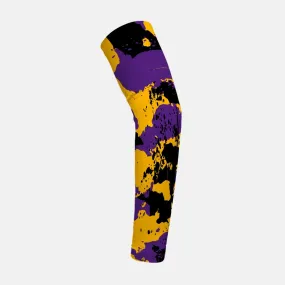 Corrosive Purple Black Yellow Kids Arm Sleeve