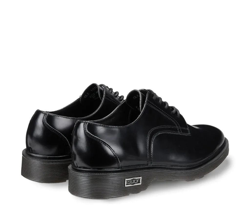 Cult Mens Ozzy 412 Leather Shoe - Black