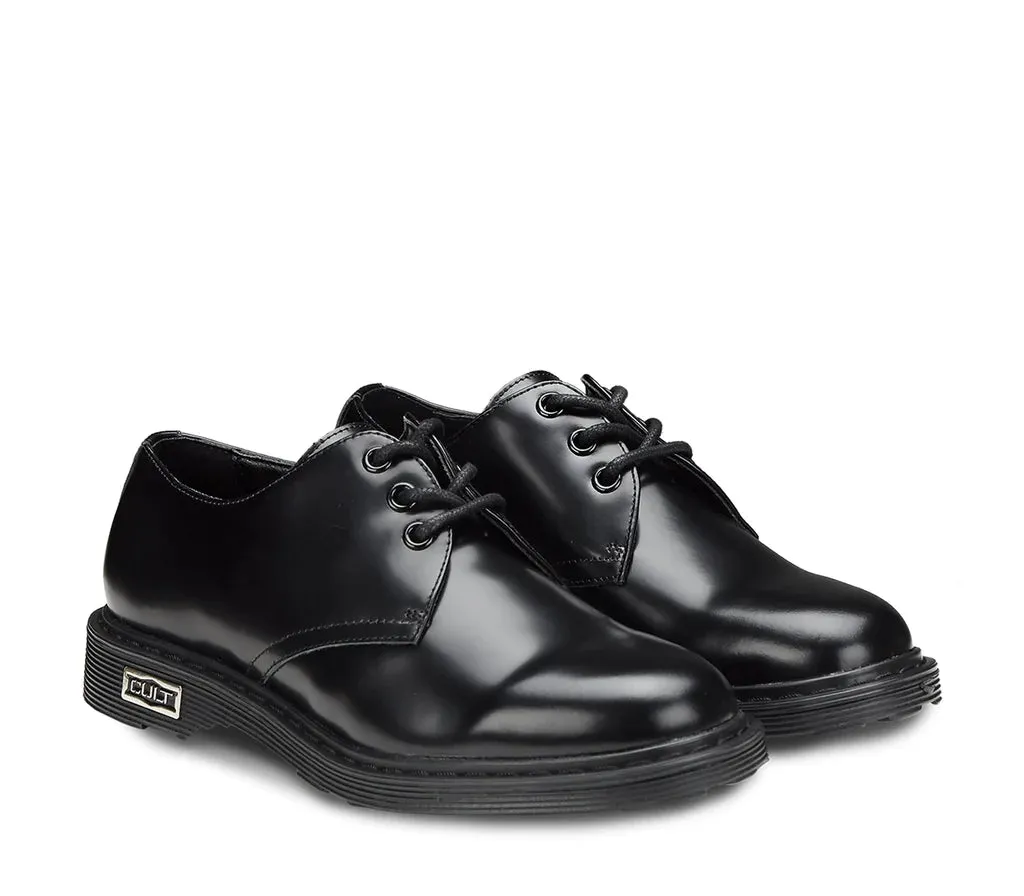 Cult Womens Sabbath 422 Leather Shoe - Black