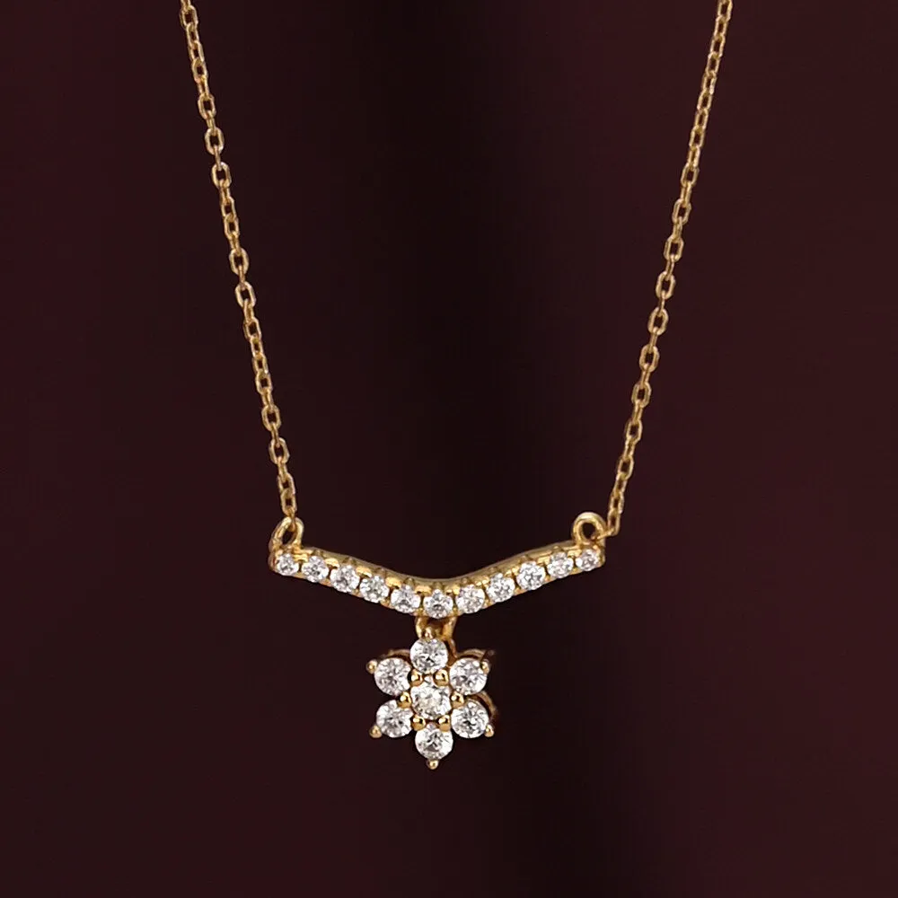 Dakshyani Diamond Mangalsutra | BIS Hallmarked | 18k Gold Vermeil