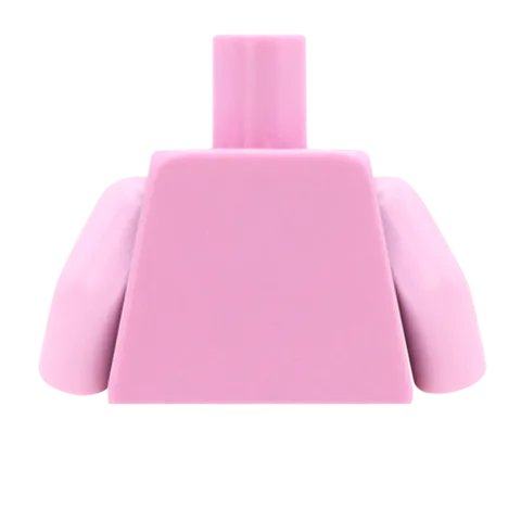 Feminine Open Collar Shirt - Custom Design Minifigure Torso