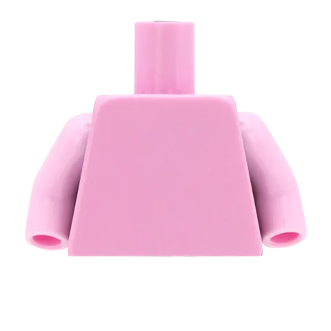 Feminine Open Collar Shirt - Custom Design Minifigure Torso