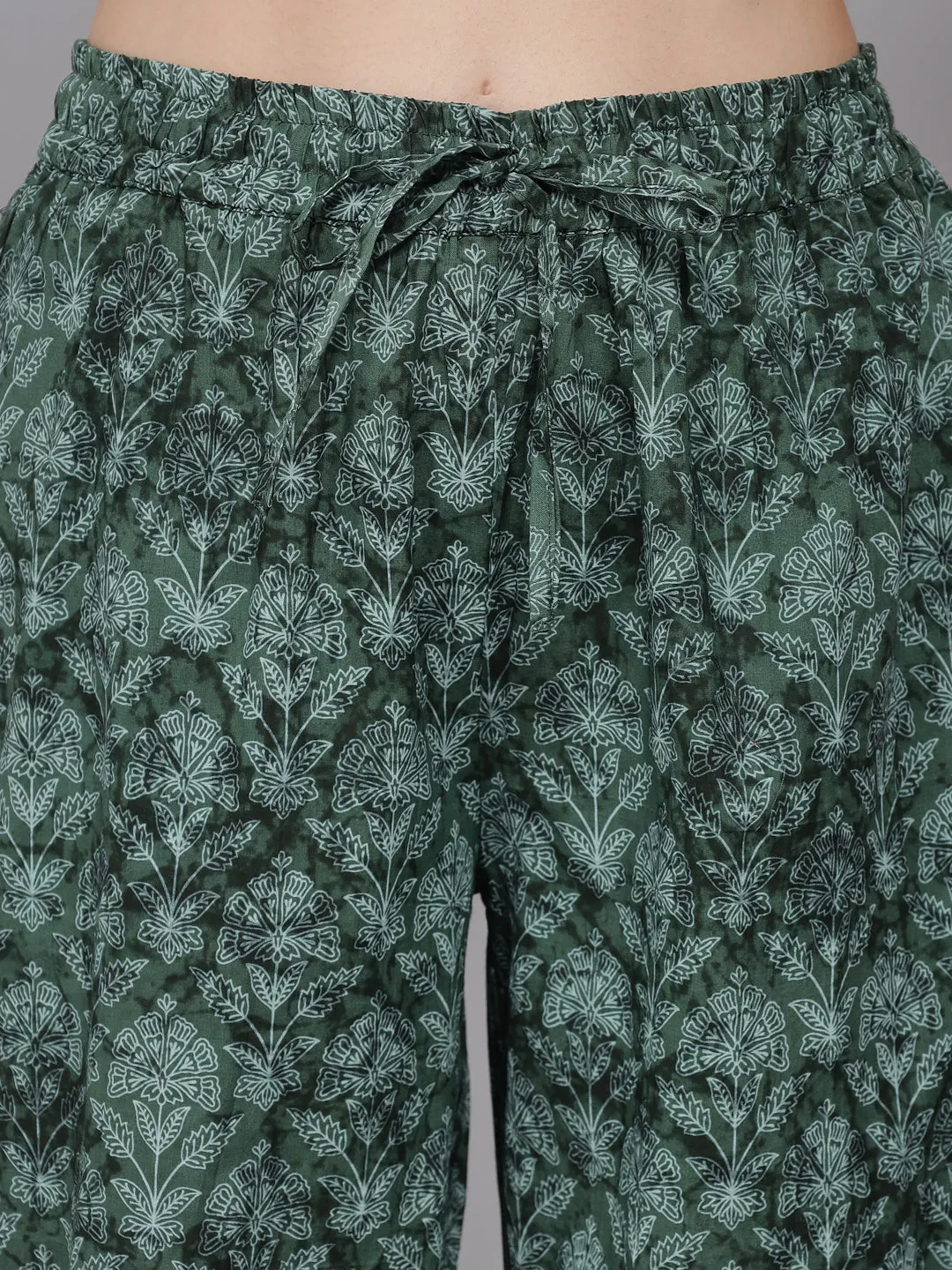 Floral Pyjama - Green