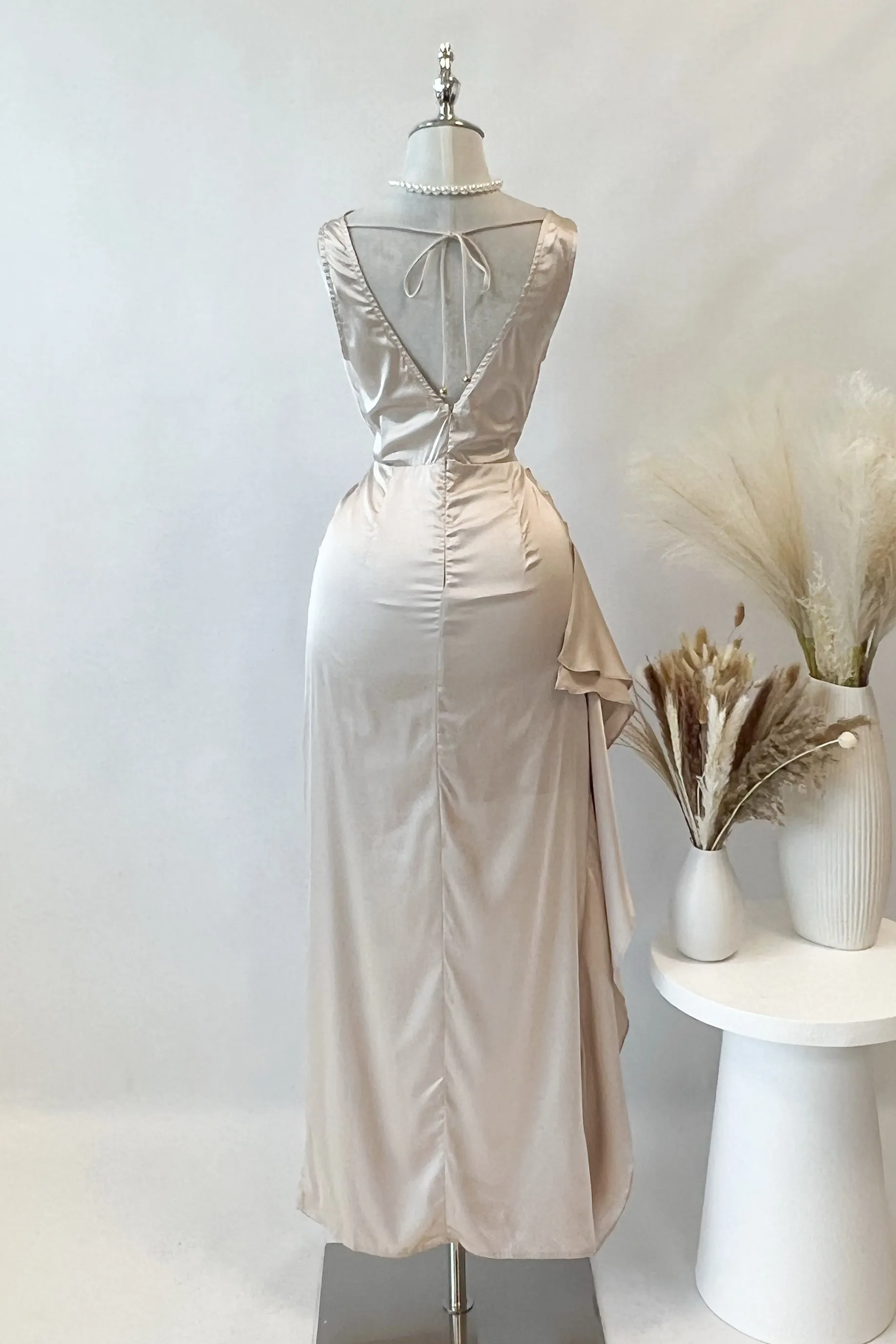 Florence Maxi Dress - Champagne