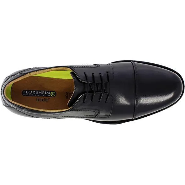 Florsheim Men's Midtown Cap Toe Oxford Black