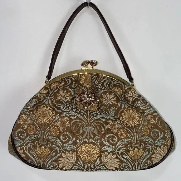 Glenda GeisTapestry Print w/ Kiss Lock Bag