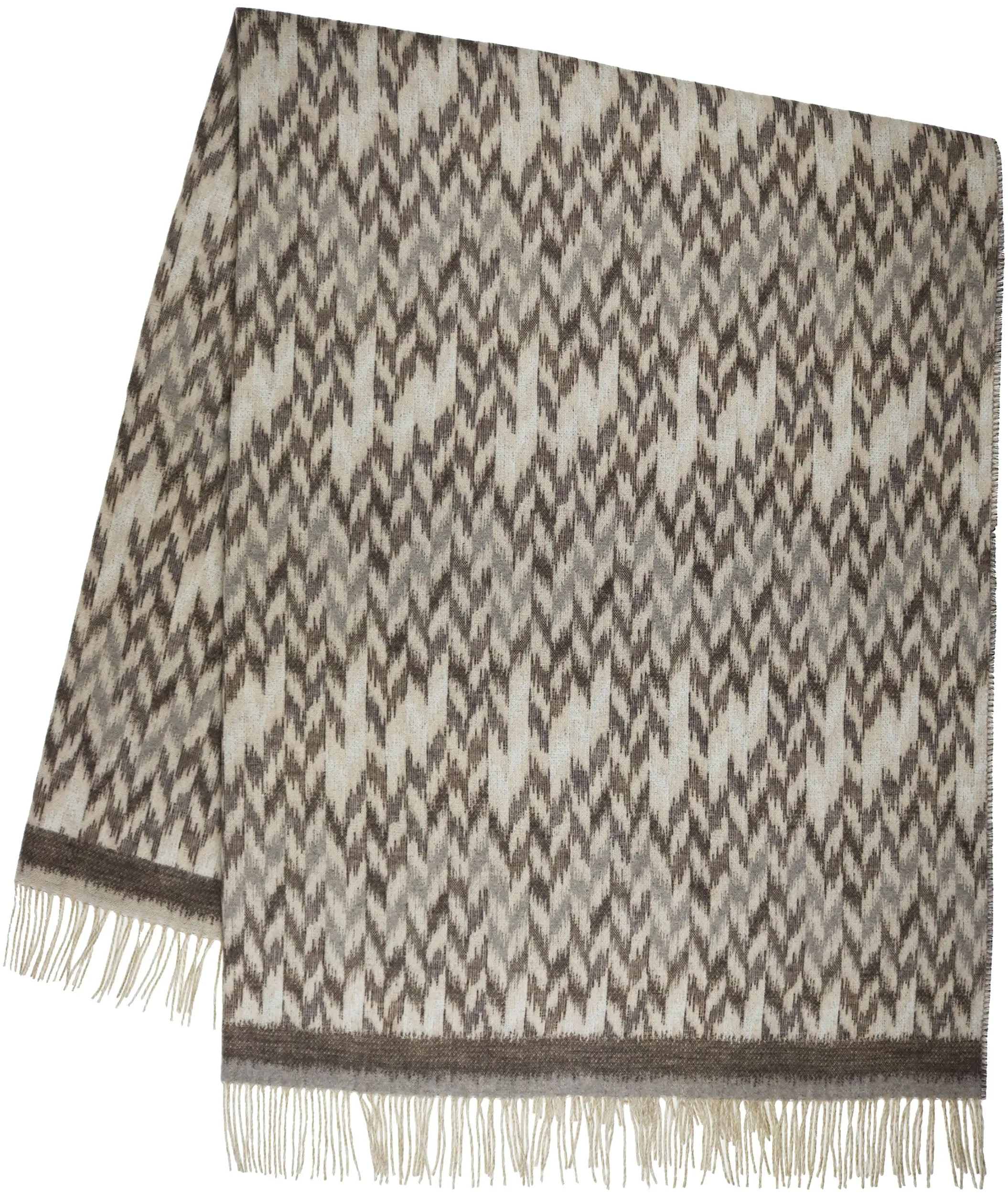 Ikat Recycled Polyester Throw