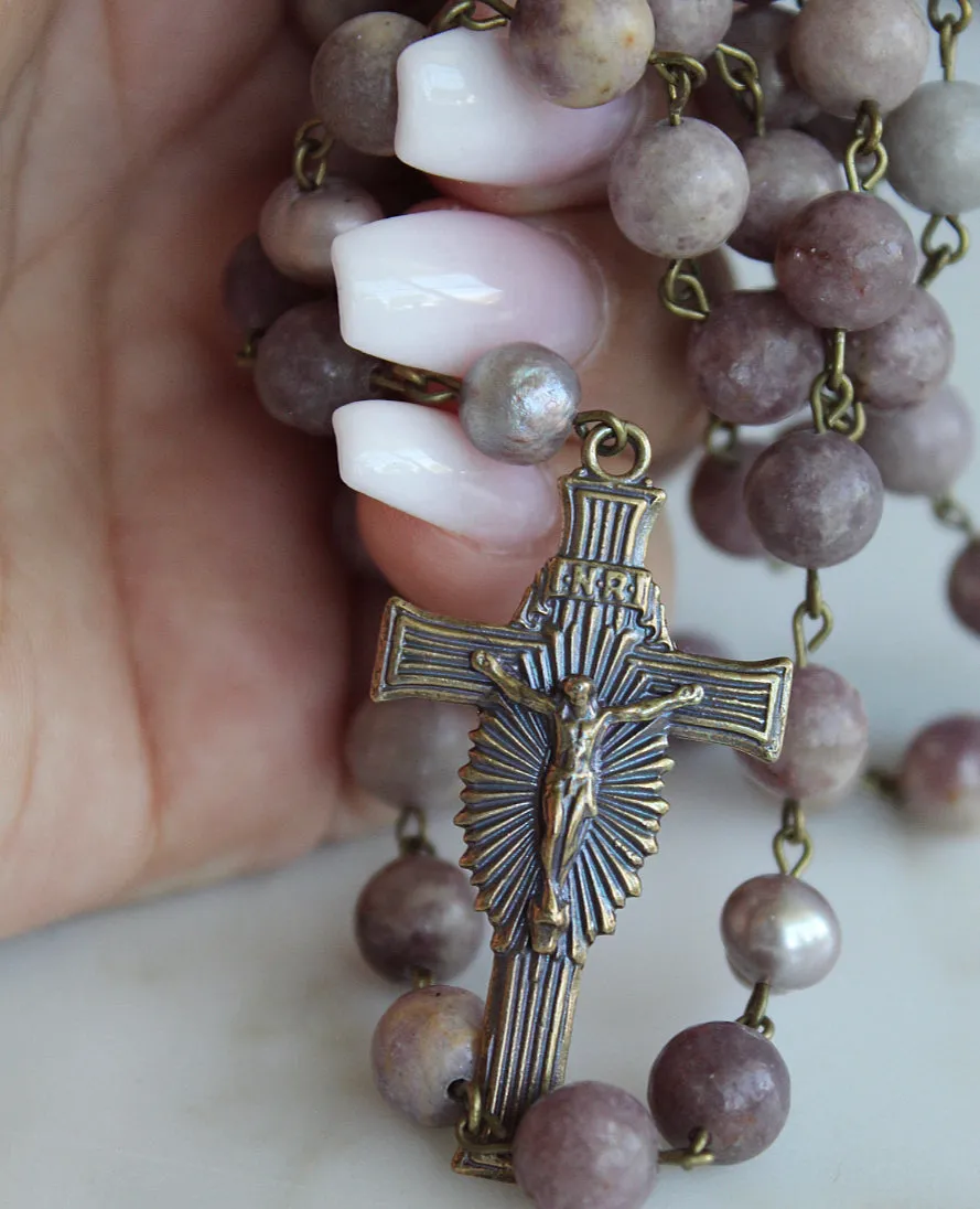 Lavender Rose Rosary