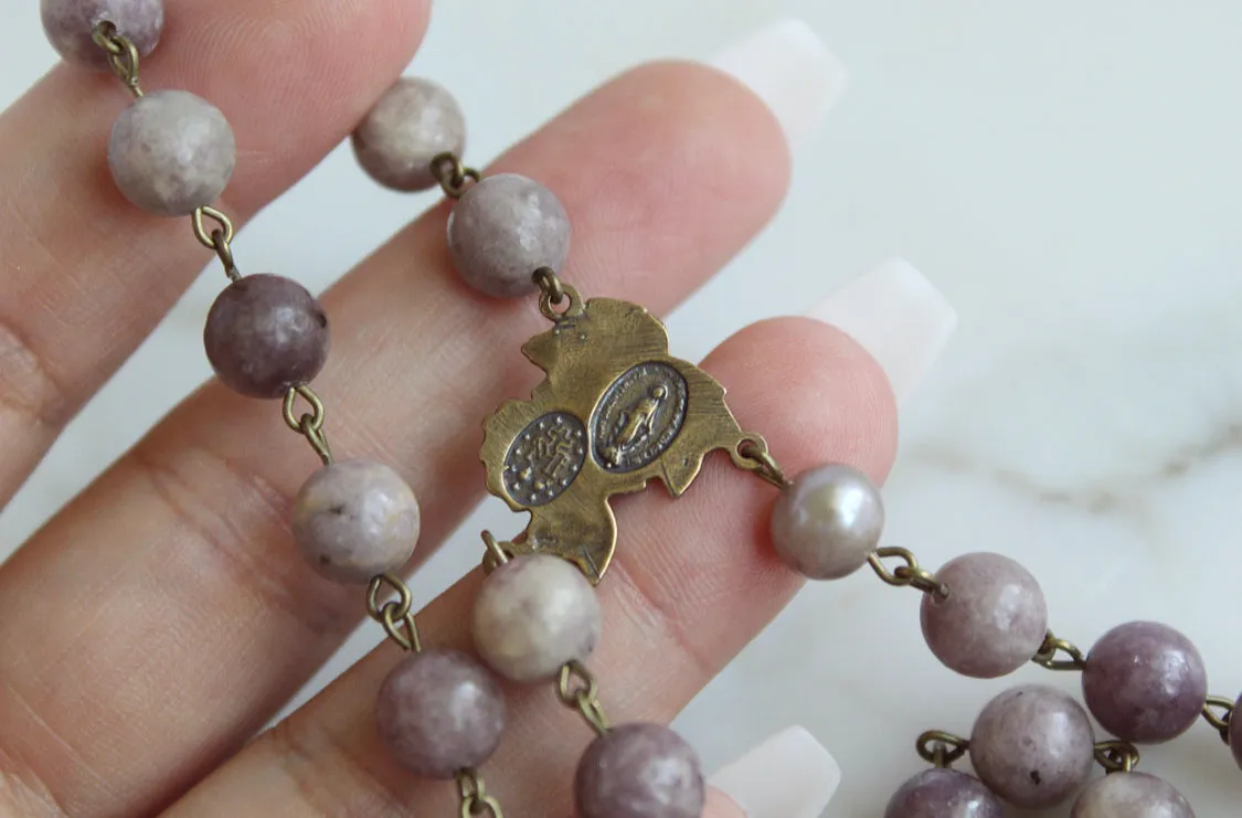 Lavender Rose Rosary