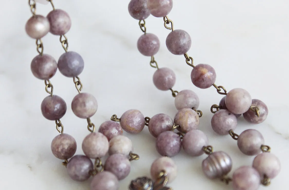 Lavender Rose Rosary