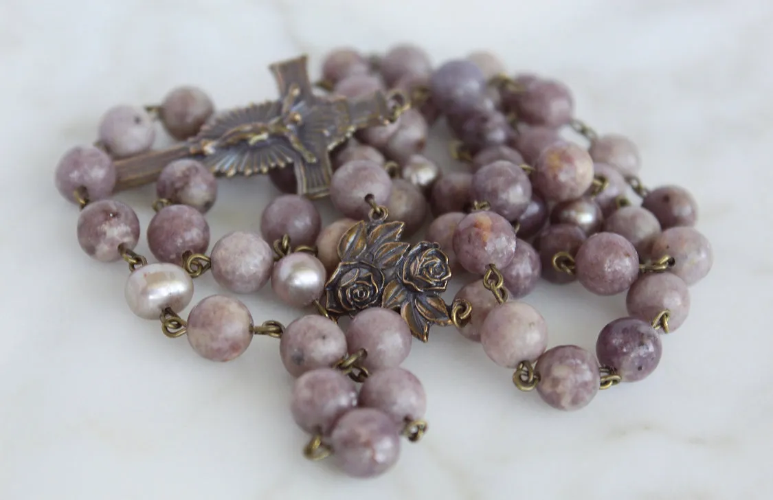 Lavender Rose Rosary