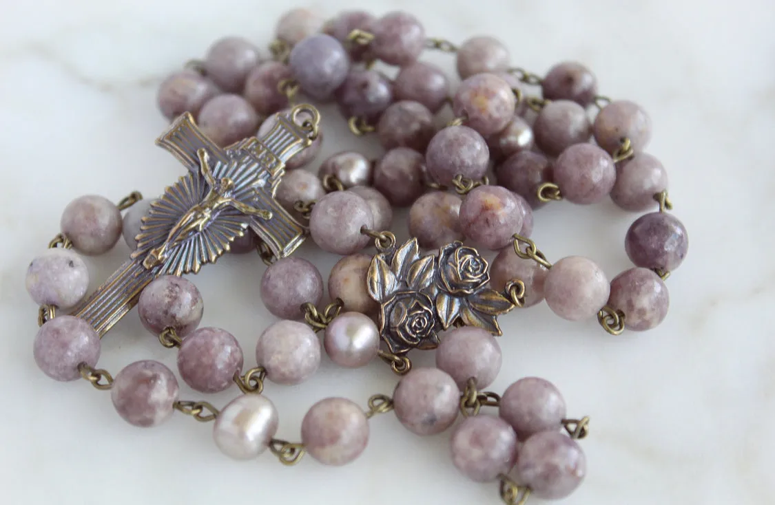 Lavender Rose Rosary