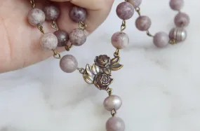 Lavender Rose Rosary