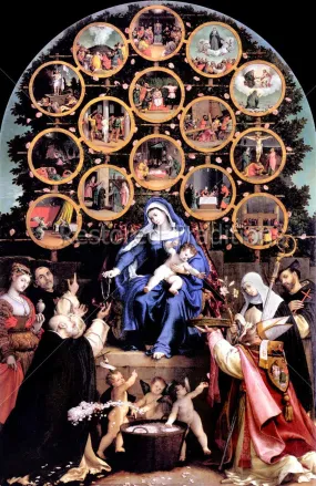 Madonna of the Rosary – Lotto