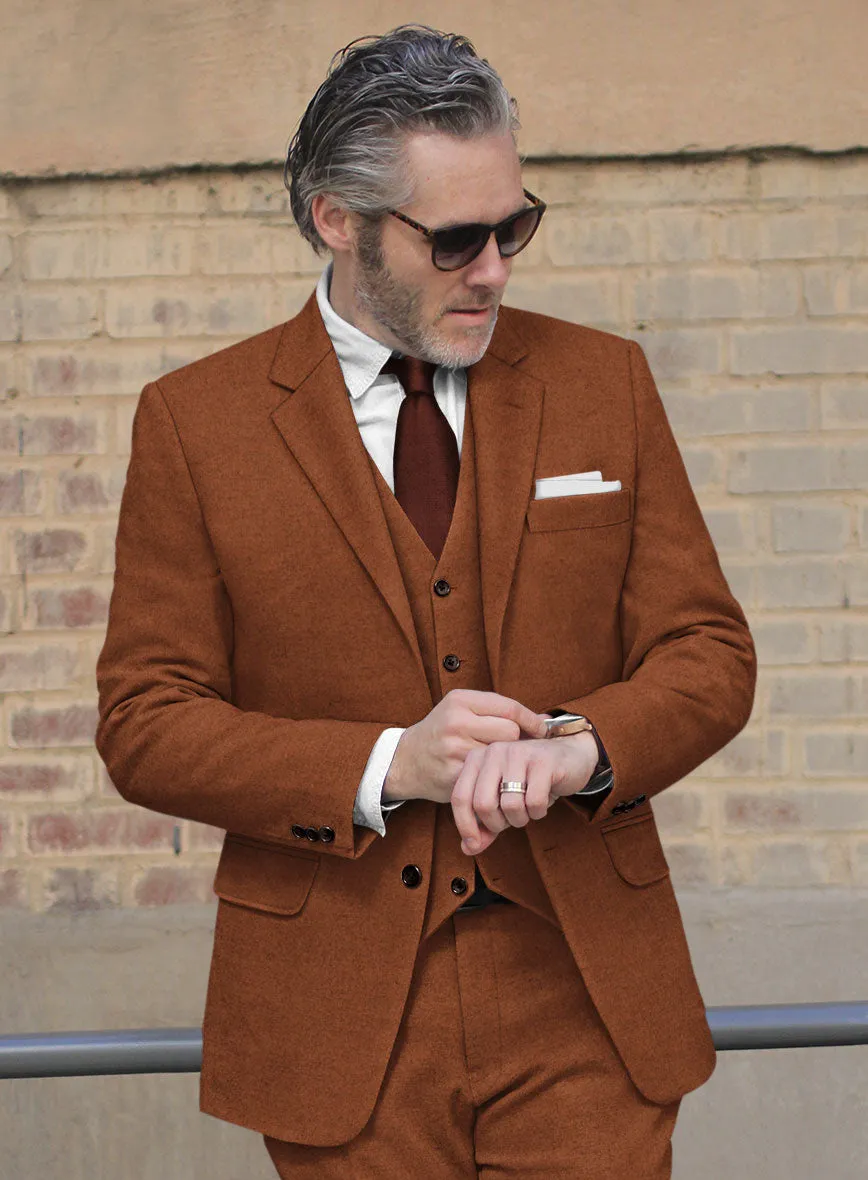 Melange Rust Tweed Jacket