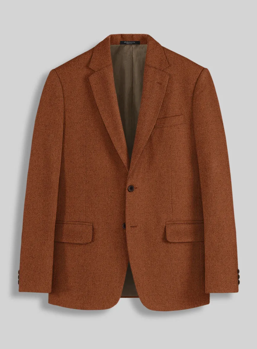 Melange Rust Tweed Jacket