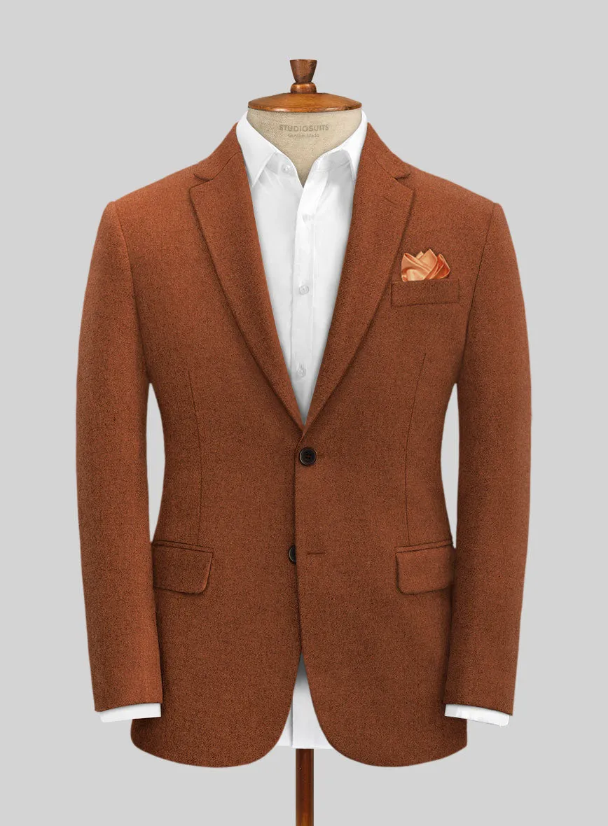 Melange Rust Tweed Jacket