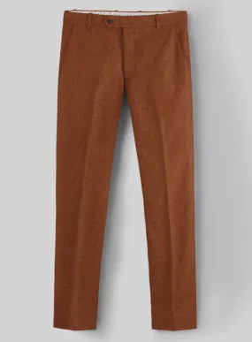 Melange Rust Tweed Pants