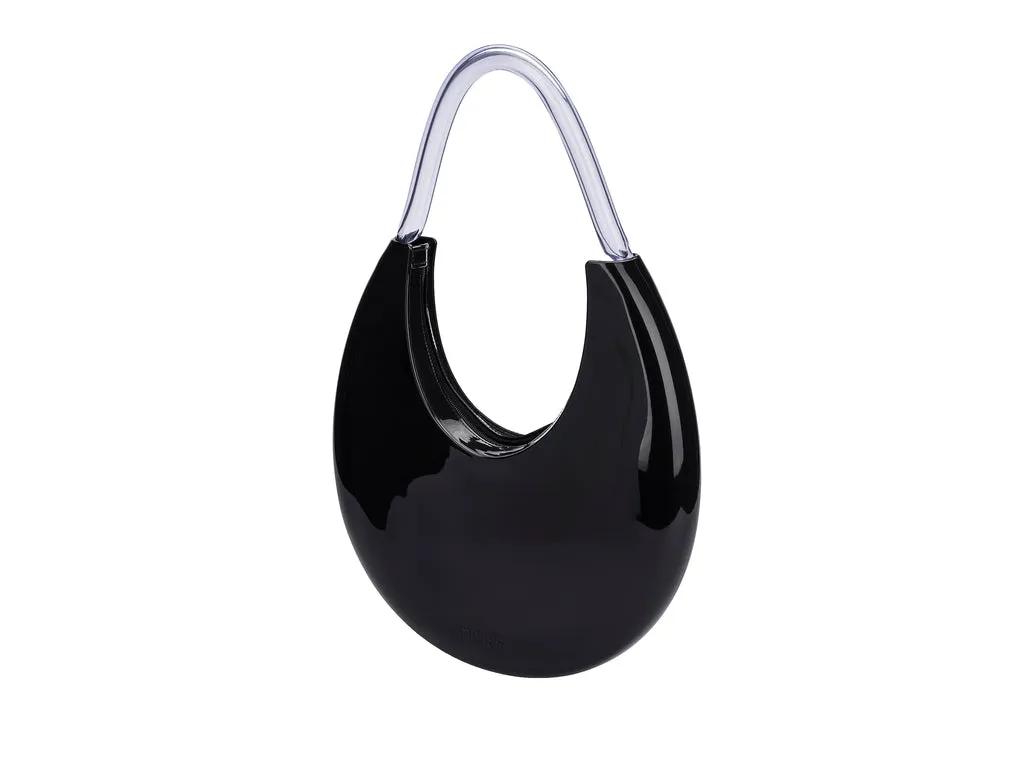 Melissa Moon Black-Clear Shoulder Bags For Women