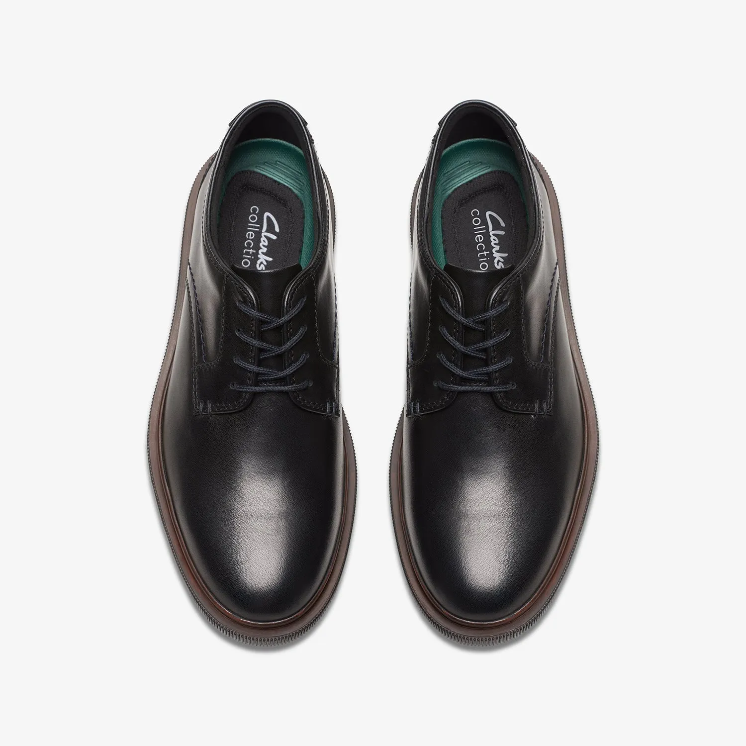 Mens - Burchill Derby Black Leather