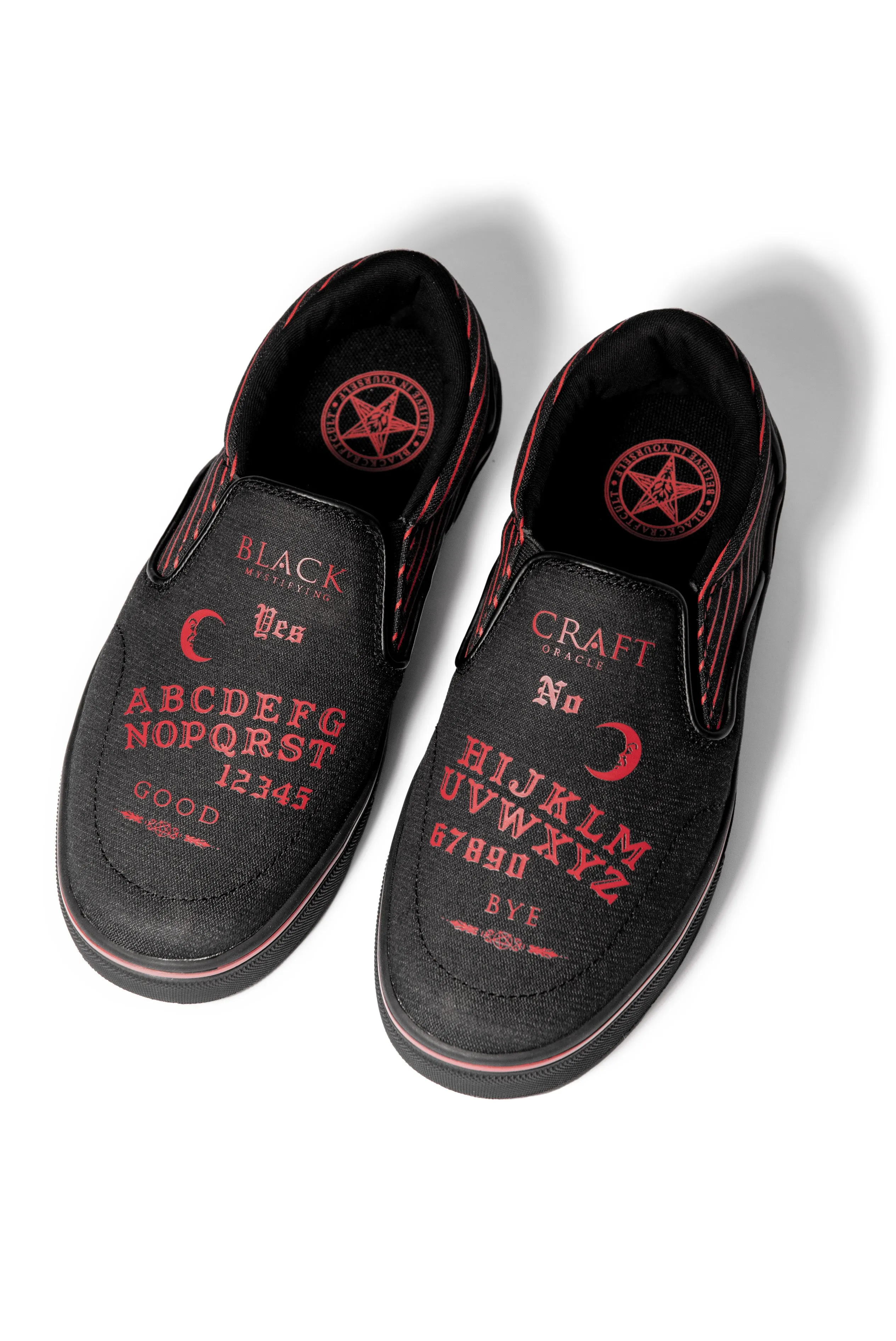 Ouija - Red Slip On Sneaker