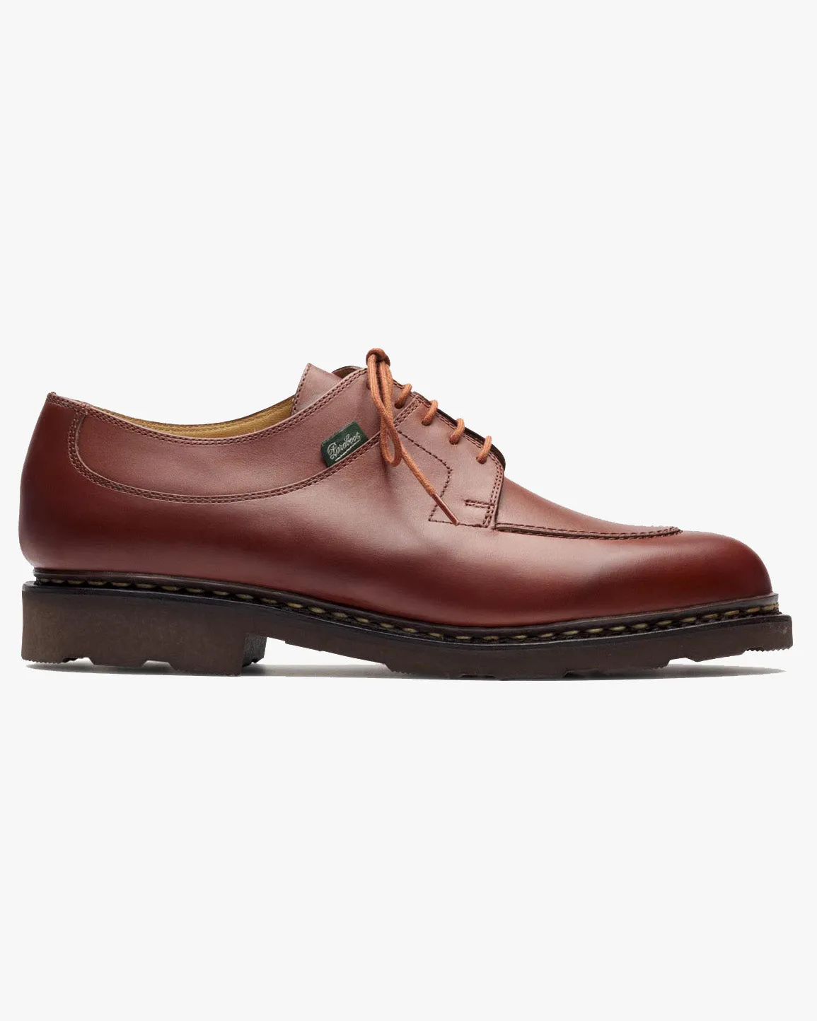 Paraboot Avignon Split Toe Derby Shoe - Lisse Marron / Griff Marron